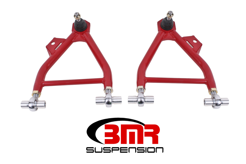 Ford Mustang Control Arms - Front - BMR Suspension - Coilover Only w/ Adj. Rod End and STD. Ball Joint - Red - `94-`04 Ford Mustang Control Arms - Front - BMR Suspension - Coilover Only w/ Adj. Rod End and STD. Ball Joint - Red - `94-`04